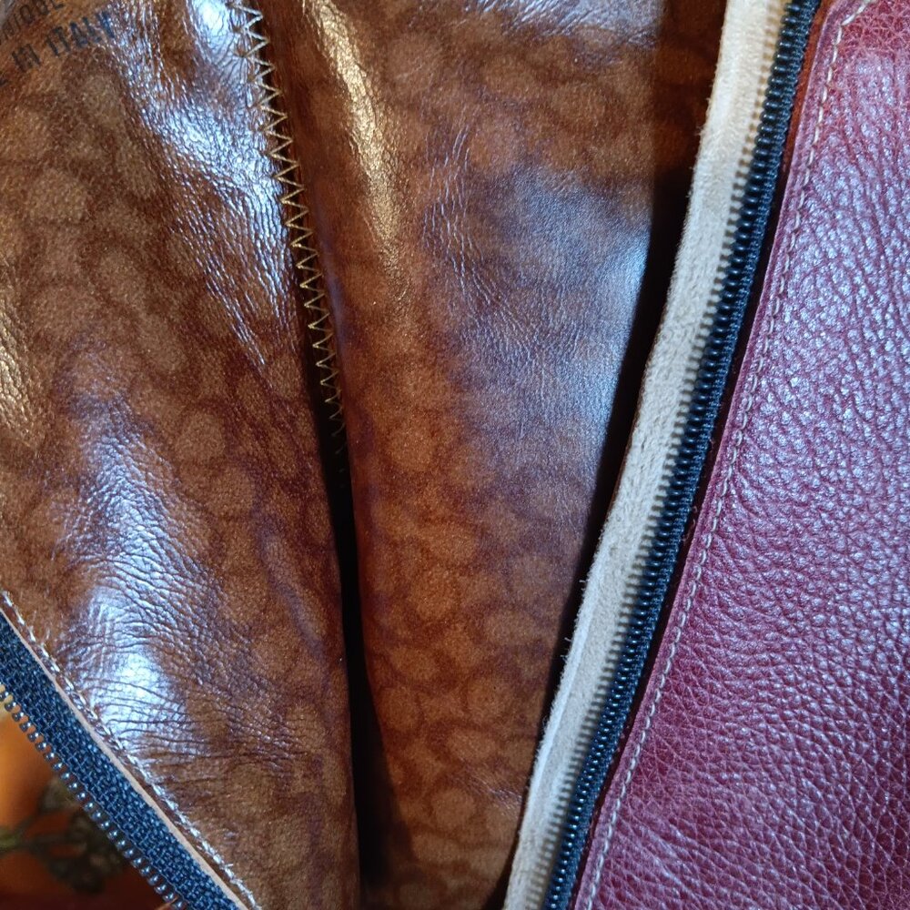 Womens Coach red kitten heel boots - Picture 5 of 5